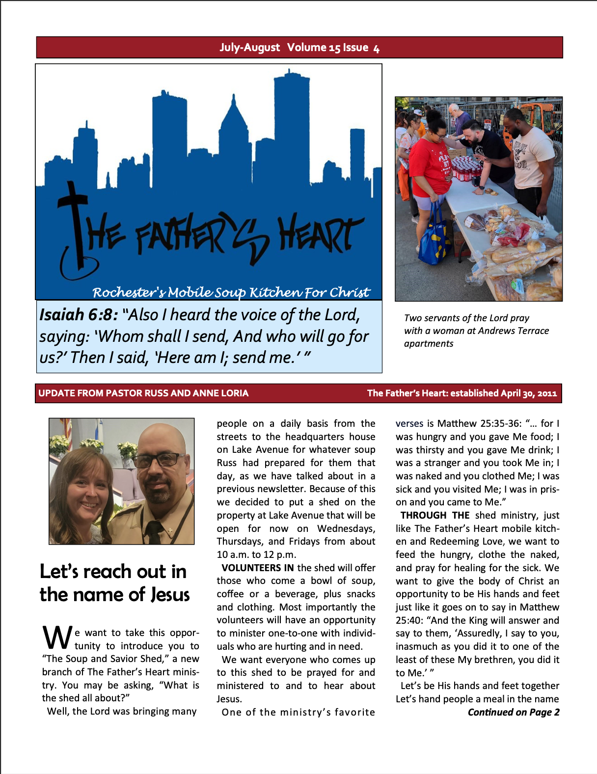 tfh newsletter_july and august 2025