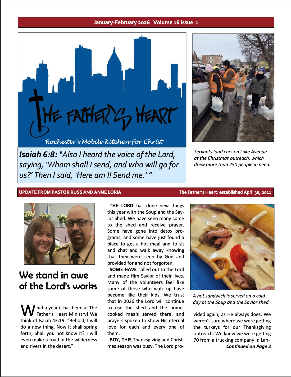 tfh january-february 2026 newsletter