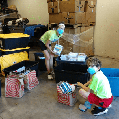 A group of volunteer from Lakeshore Community Church came to headquarters on Lake Avenue to sort donations, clean inside, and spruce up outside #2 Sept. &amp; Oct. 2020.